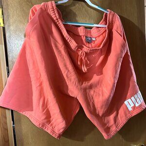 Men's Sweatshorts Pink Puma Drawstring 3X NWOT